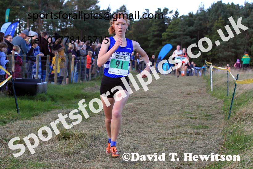 Girls under-15s 2023 Start Fitness NEHL, Druridge Bay Country Park, Northumberland.  Photo: David T. Hewitson/Sports for All Pics